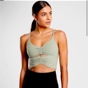 Athleta front cinch sport bra